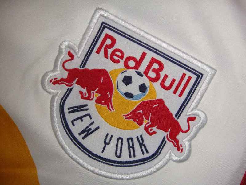 2013 Red Bulls Home White Soccer Jersey Shirt - Click Image to Close